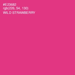#E23682 - Wild Strawberry Color Image