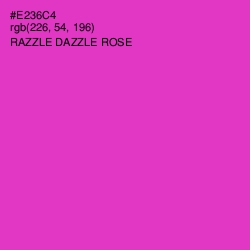 #E236C4 - Razzle Dazzle Rose Color Image