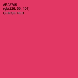 #E23765 - Cerise Red Color Image