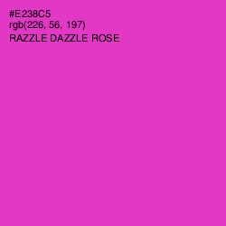 #E238C5 - Razzle Dazzle Rose Color Image