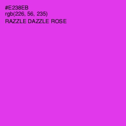 #E238EB - Razzle Dazzle Rose Color Image