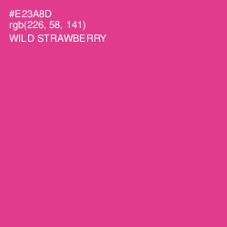 #E23A8D - Wild Strawberry Color Image