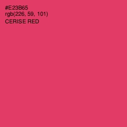 #E23B65 - Cerise Red Color Image