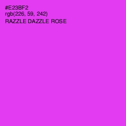 #E23BF2 - Razzle Dazzle Rose Color Image
