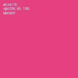 #E2417E - Mandy Color Image