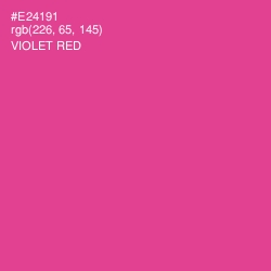 #E24191 - Violet Red Color Image