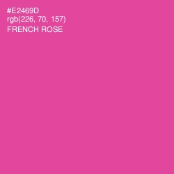 #E2469D - French Rose Color Image