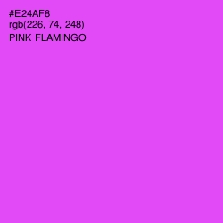 #E24AF8 - Pink Flamingo Color Image