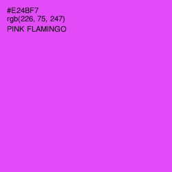 #E24BF7 - Pink Flamingo Color Image
