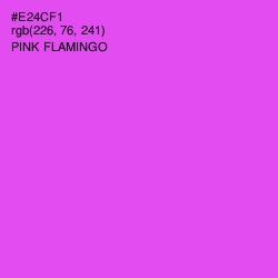 #E24CF1 - Pink Flamingo Color Image