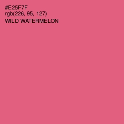 #E25F7F - Wild Watermelon Color Image