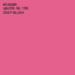 #E2608B - Deep Blush Color Image
