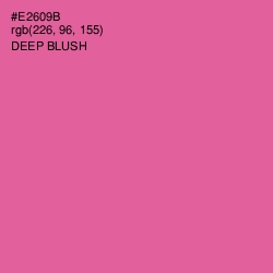 #E2609B - Deep Blush Color Image