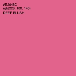 #E2648C - Deep Blush Color Image