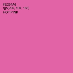 #E264A6 - Hot Pink Color Image