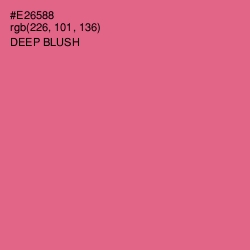 #E26588 - Deep Blush Color Image