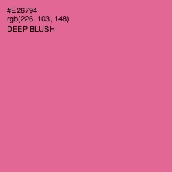 #E26794 - Deep Blush Color Image