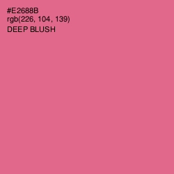 #E2688B - Deep Blush Color Image