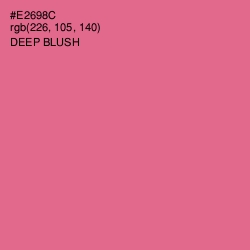 #E2698C - Deep Blush Color Image