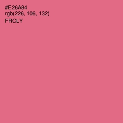 #E26A84 - Froly Color Image