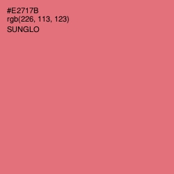 #E2717B - Sunglo Color Image
