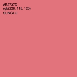 #E2737D - Sunglo Color Image