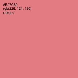 #E27C82 - Froly Color Image