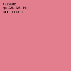 #E27E8D - Deep Blush Color Image