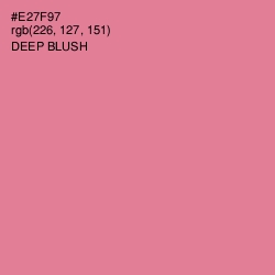 #E27F97 - Deep Blush Color Image