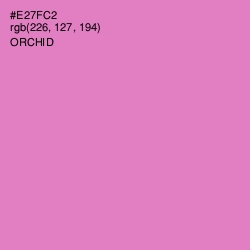#E27FC2 - Orchid Color Image