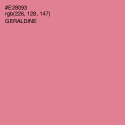 #E28093 - Geraldine Color Image