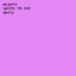 #E287F3 - Lavender Magenta Color Image