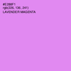 #E288F1 - Lavender Magenta Color Image