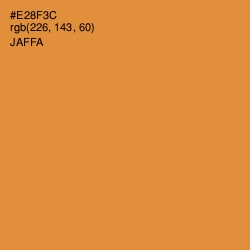 #E28F3C - Jaffa Color Image