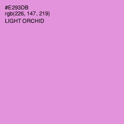 #E293DB - Light Orchid Color Image