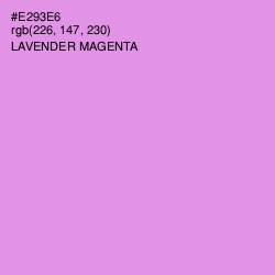 #E293E6 - Lavender Magenta Color Image