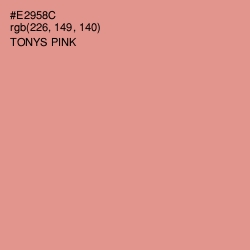#E2958C - Tonys Pink Color Image