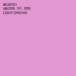 #E297D1 - Light Orchid Color Image