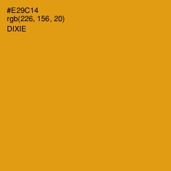 #E29C14 - Dixie Color Image