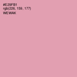 #E29FB1 - Wewak Color Image