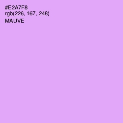 #E2A7F8 - Mauve Color Image