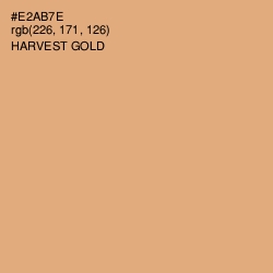 #E2AB7E - Harvest Gold Color Image