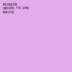 #E2ACEB - Mauve Color Image