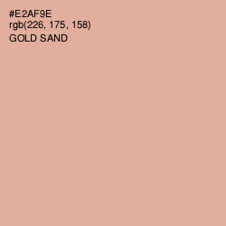 #E2AF9E - Gold Sand Color Image