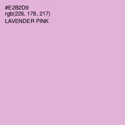 #E2B2D9 - Lavender Pink Color Image
