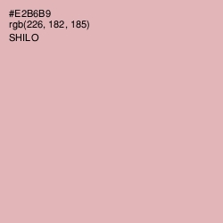 #E2B6B9 - Shilo Color Image