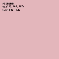 #E2B6BB - Cavern Pink Color Image