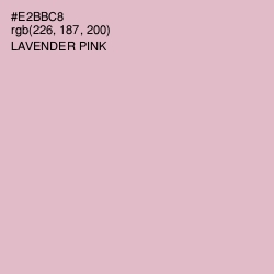 #E2BBC8 - Lavender Pink Color Image