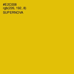 #E2C008 - Supernova Color Image