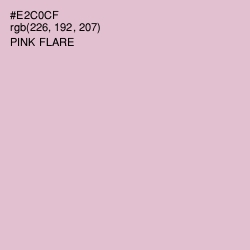 #E2C0CF - Pink Flare Color Image